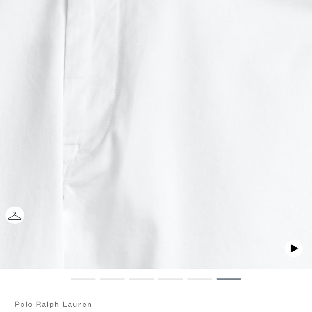 Polo Ralph Lauren Mens Chino Pants Flat Front White Size 36X34 - Picture 2 of 12